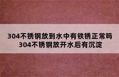 304不锈钢放到水中有铁锈正常吗 304不锈钢放开水后有沉淀